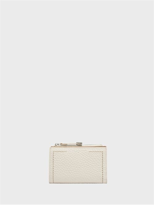 Small maxi grain leather wallet with zip GIANNI CHIARINI MARCELLA | PF6003TKLSABBIA